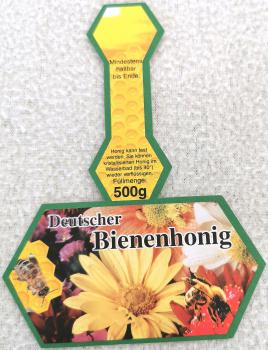 500g Deutscher Bienenhonig Etiketten